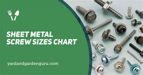 10 sheet metal screw head size|sheet metal screw chart.